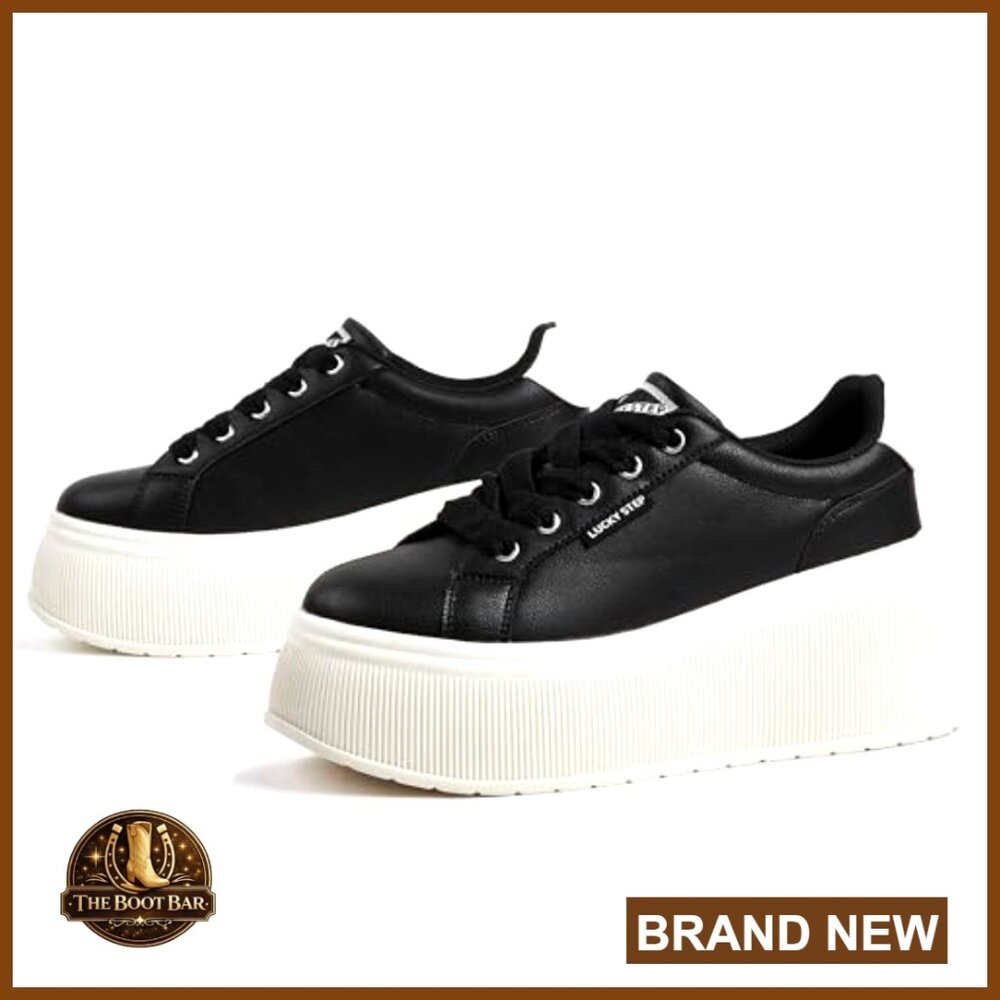 Platform Sneakers Wedge Canvas Casual Low Top Retro Walking Shoes - Picture 6 of 7